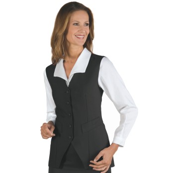 GILET DONNA NERO O BLU-Isacco-026P-026001-0