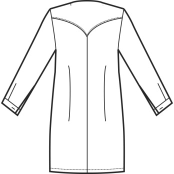 Casacca Bianca Leggera da Donna per Spa Centro Benessere a Manica Risvoltabile