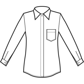 Camicia Bianca per Donna Linea Classica per Ristoranti Hotel Catering Hostess