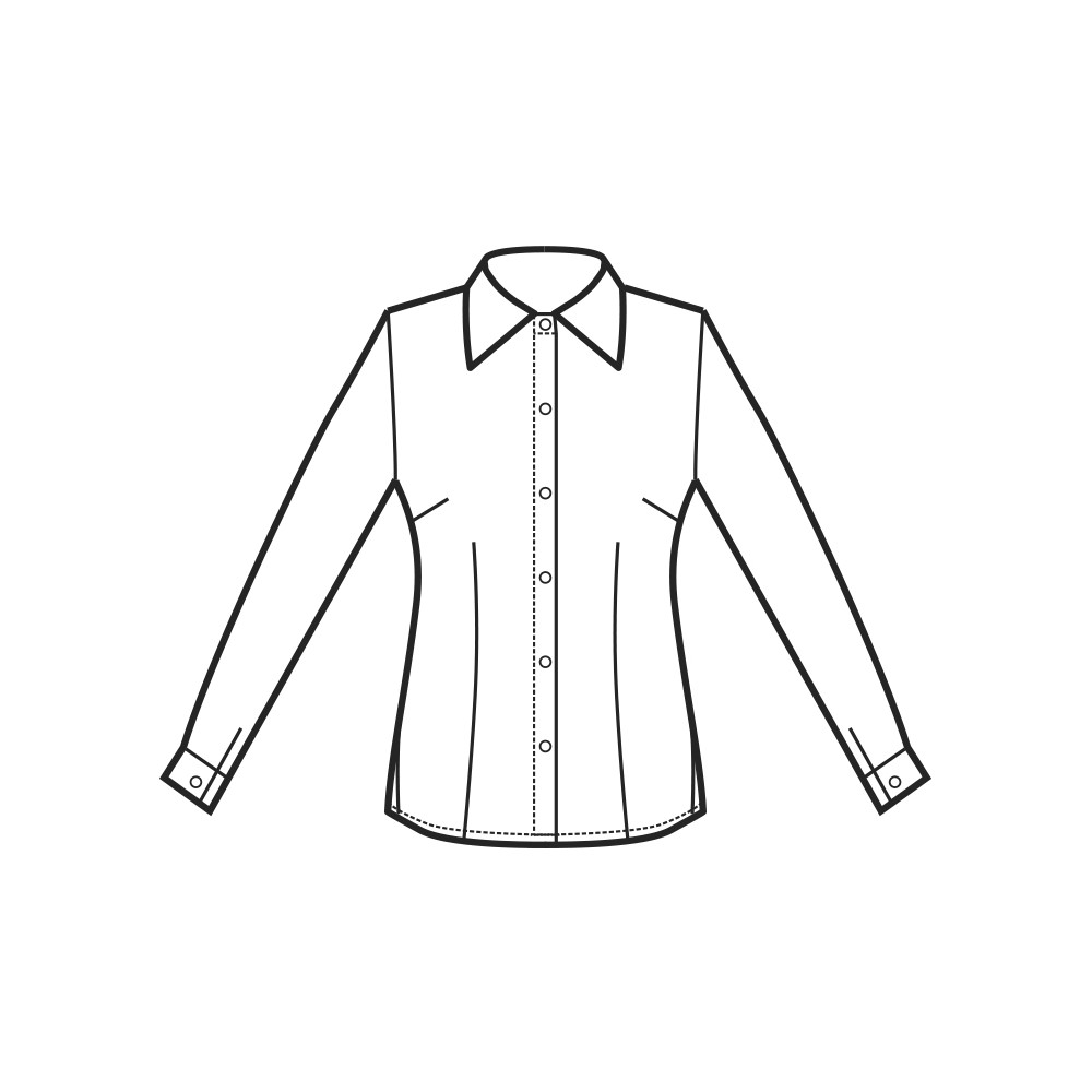 CAMICETTA KYOTO NERO M L M M 3 4-Isacco-0253P-025301-0