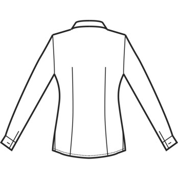 Damen Slim Fit Weiße Leichte Taillierte Bluse - Online kaufen