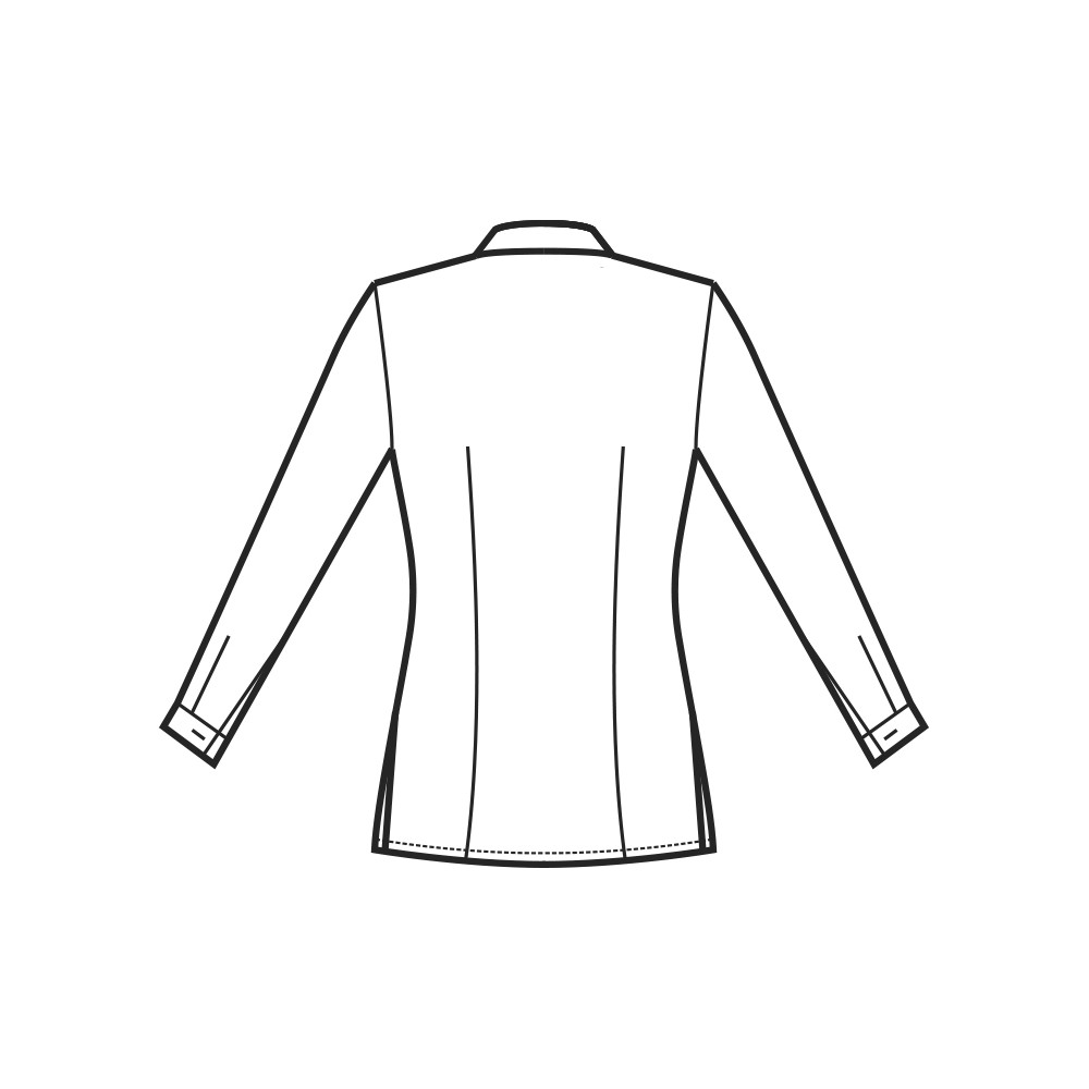 CAMICETTA HOLLYWOOD STRETCH NERO M L M M 3 4-Isacco-0258P-025801-0