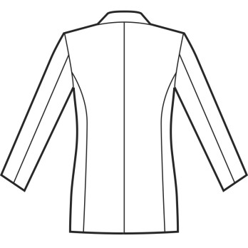 Giacca Corta da Uomo Slim a 2 Bottoni Nero o Blu Linea Giovane Per Divisa da Lavoro