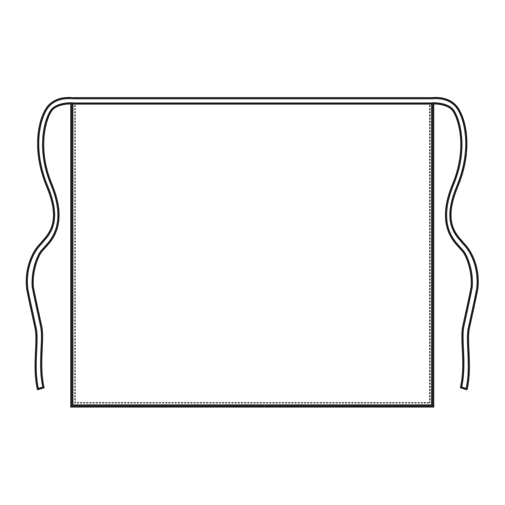 GREMBIULE DOC CM100X90 NERO O BIANCO-Isacco-114P-114000-0