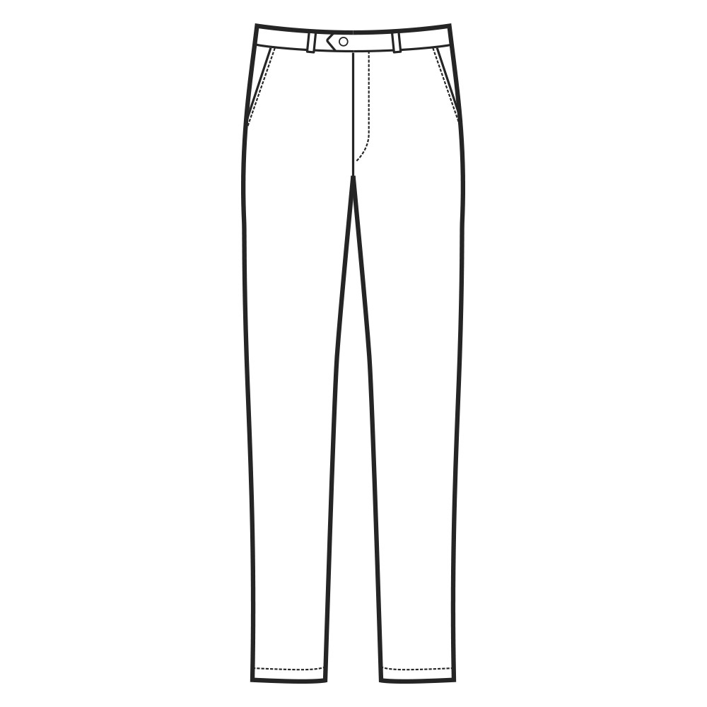 PANTALONE UOMO S PINCES NERO-BLU-Isacco-0635P-063502-0