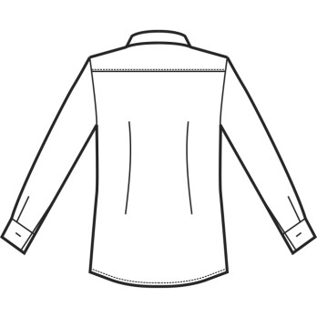 Camicia Unisex Collo Coreano Elasticizzata Nera o Bianca x Bar Ristorante ML MM