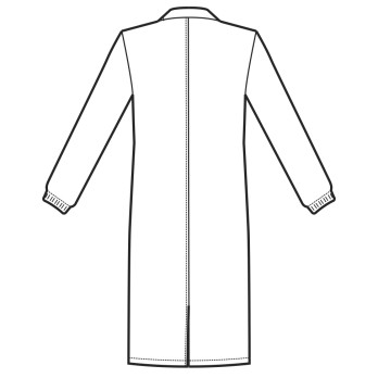 Long-sleeved Men's Work Overall with Elastic Cuffs, for Technical Work, Workshop, Industry