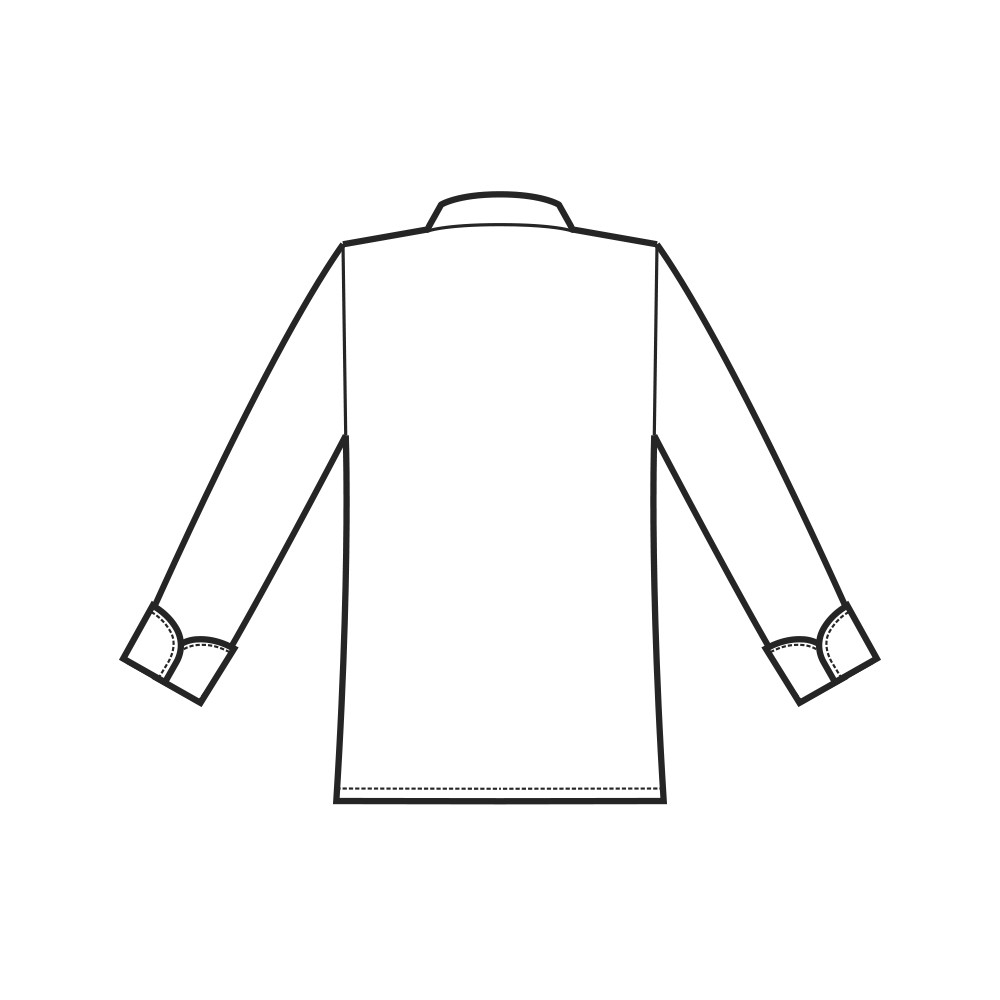 GIACCA CUOCO BISCOTTO MORO M L M M-Isacco-0592P-059215-0