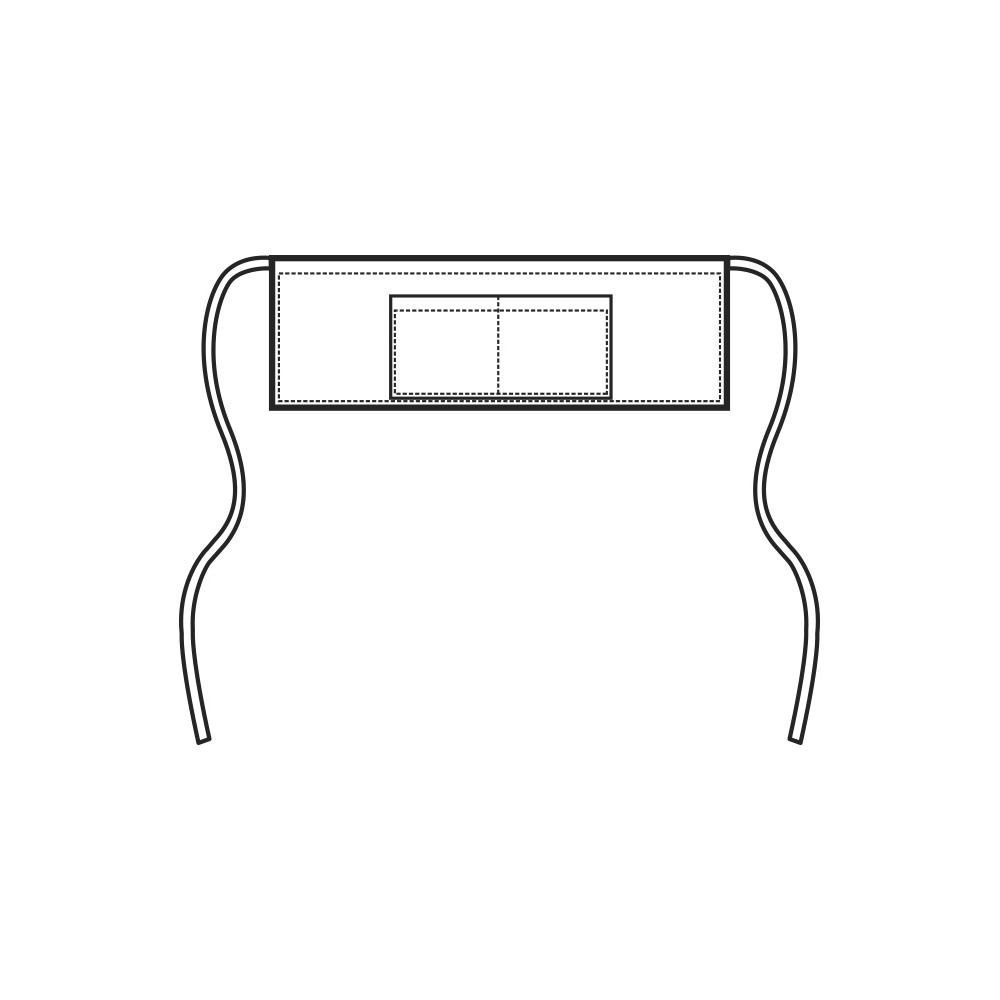 Davantino Bar Ristoranti A Fascia Porta Oggetti Nero