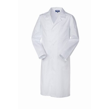 camice o grembiule bianco da uomo in cotone per ospedale o per uso generico a63001 italiantrendy milano