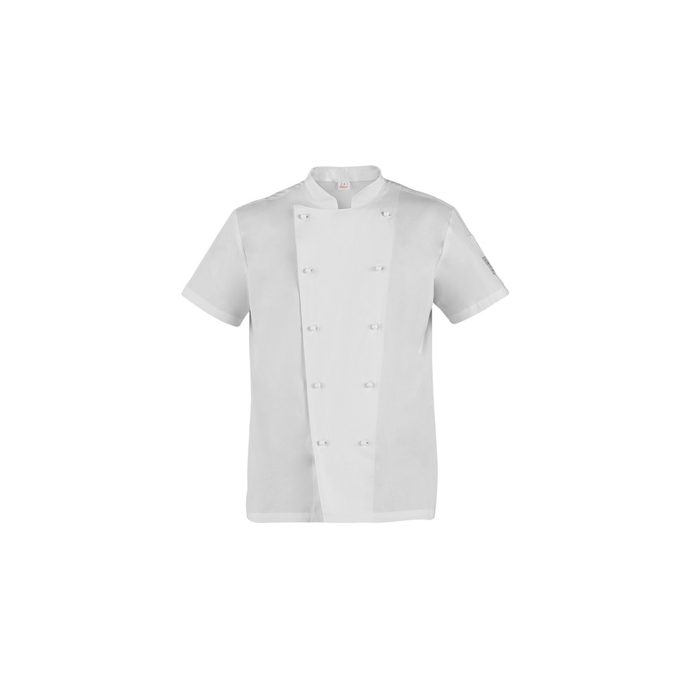 Giacca Tommaso-Q8G00185C013XL-0 Giacca Uomo per Cuoco Doppio Petto Bianca 100% Cotone Q8G00185