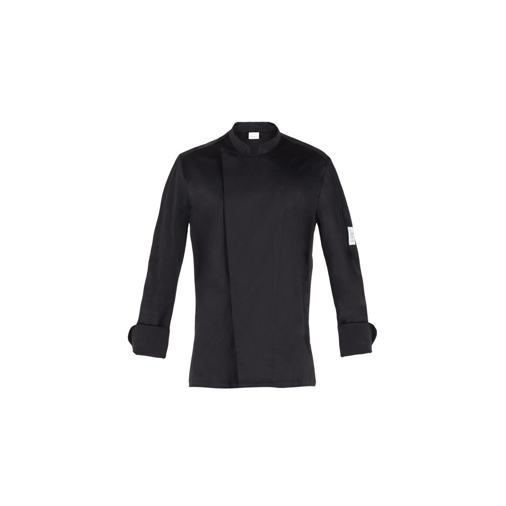 Slim White or Black Fitted Stretch Chef Jacket. Buy it Now