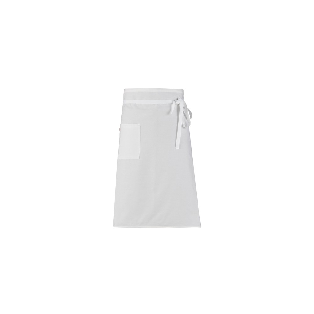 Grembiule a Vita Bianco per Chef o Cuoco 75x105 Linea Lunga e larga. Grembiule Matera-Q8H00199C01U-0