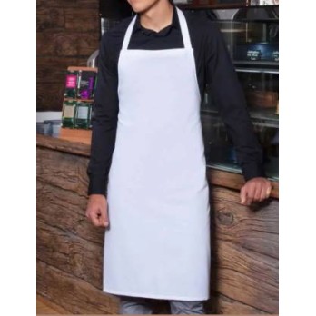 Apron or White Cotton Kitchen Apron Massaua 70 x 85 Without Pockets