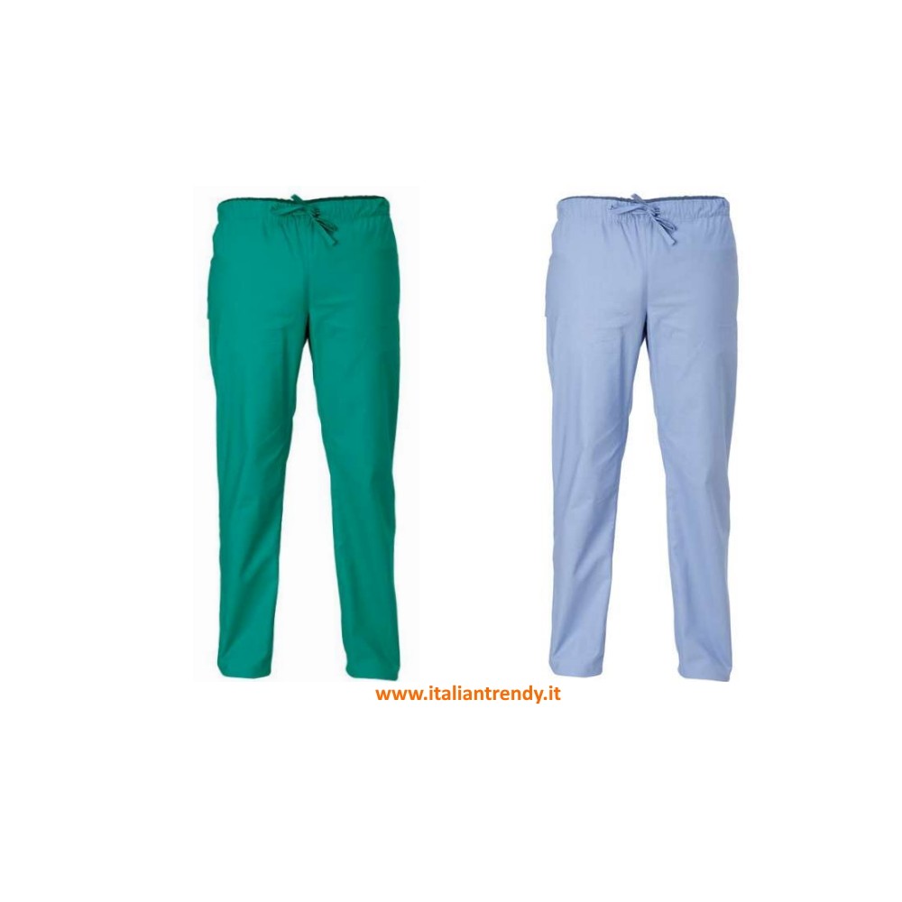 pantalone verde chirurgo o azzurro uomo donna medico infermiere italiantrendy Alan Q3PX0180