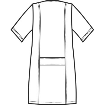 Casacca a Righe Azzurre da Donna Spa Centro Benessere Cotone Maniche Corte 006802