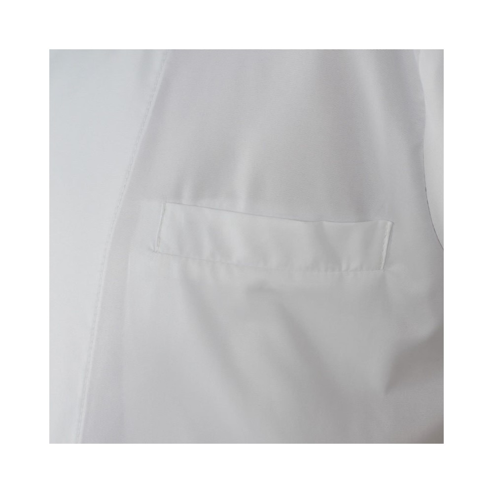 Giacca Da Cuoco Leggera Manica Corta Slim Rete Traspirante Posteriore