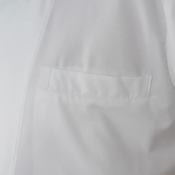 Lightweight Chef Jacket Short Sleeve Slim Breathable Net Back