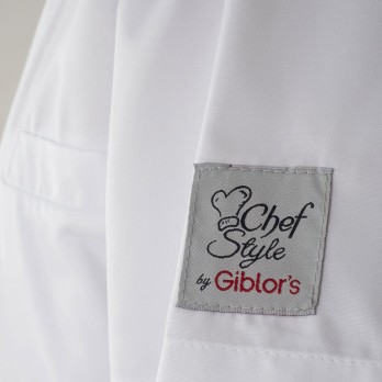 Giacca Da Cuoco Leggera Manica Corta Slim Rete Traspirante Posteriore