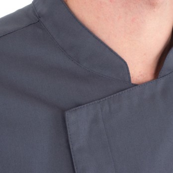 FEDERICO - Giacca da cuoco misto cotone con automatici a scomparsa disponibile in diversi colori