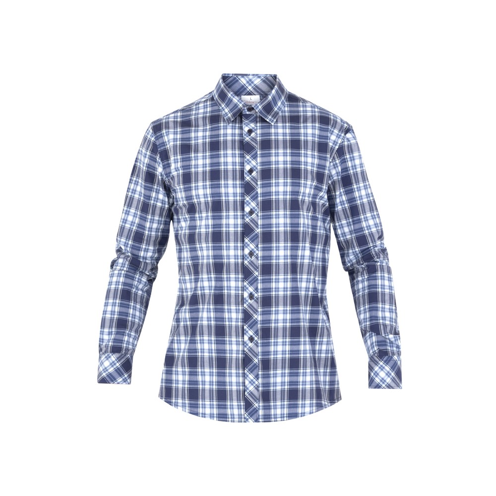 Men's Scottish or Plaid Stretch Work Shirt for Bar Pub Restaurants italiantrendy boris 3