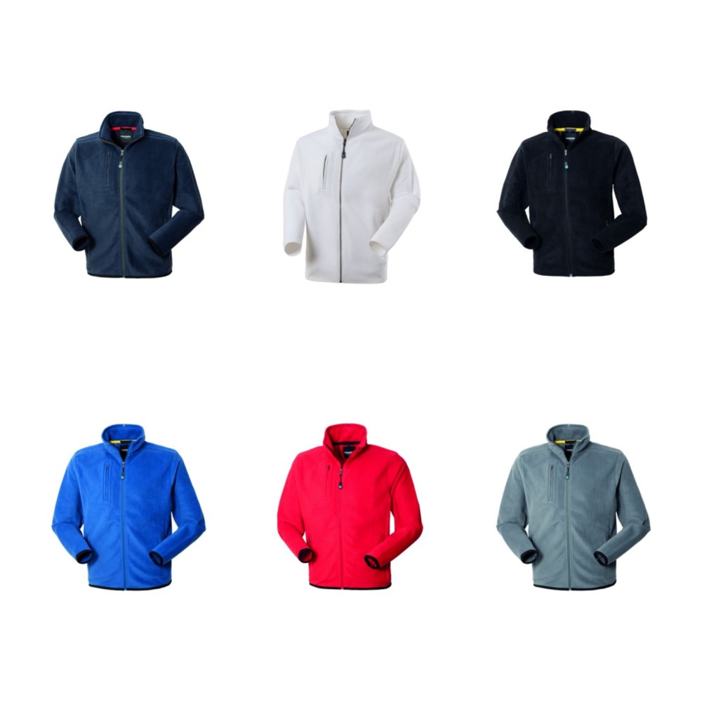 pile aperto con zip centrale e con collo alto tasche laterali nera blu grigia bianca hh165 italiantrendy