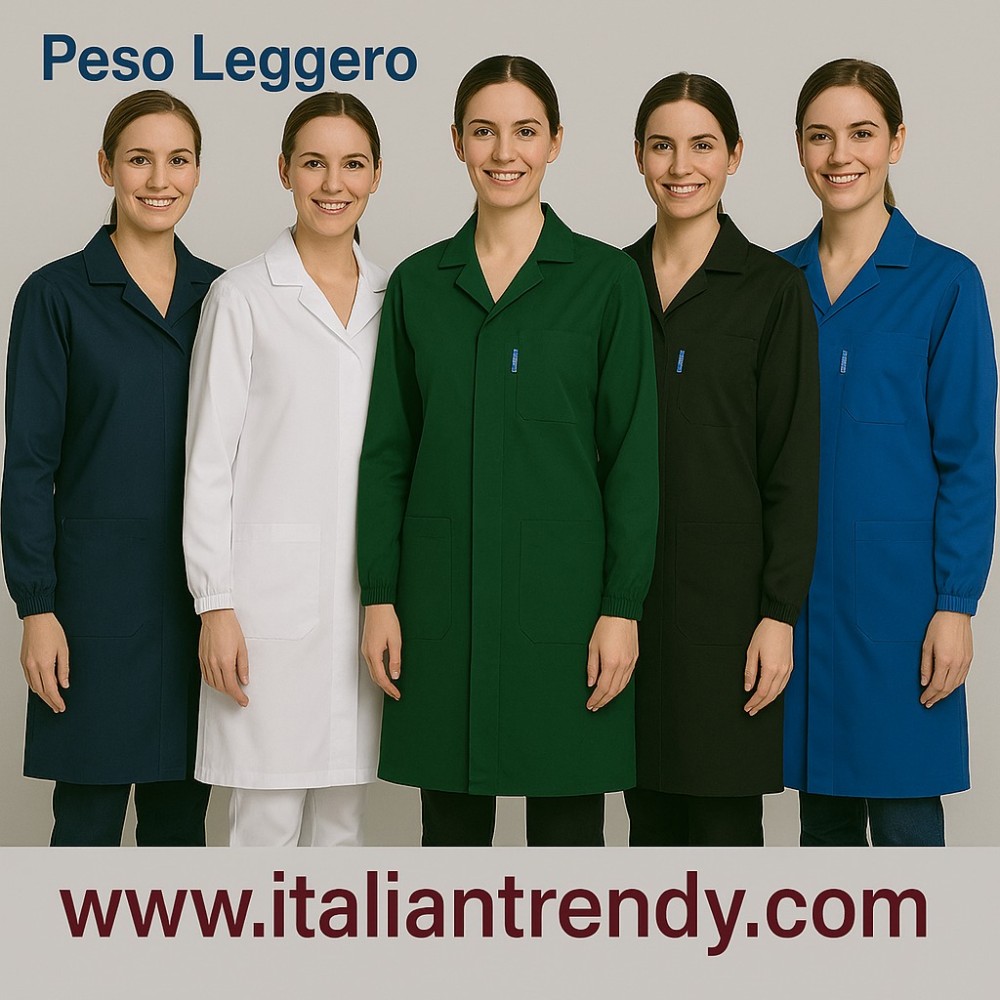 Leichter Damenkasack für Lager oder Online-Reinigungsdienste