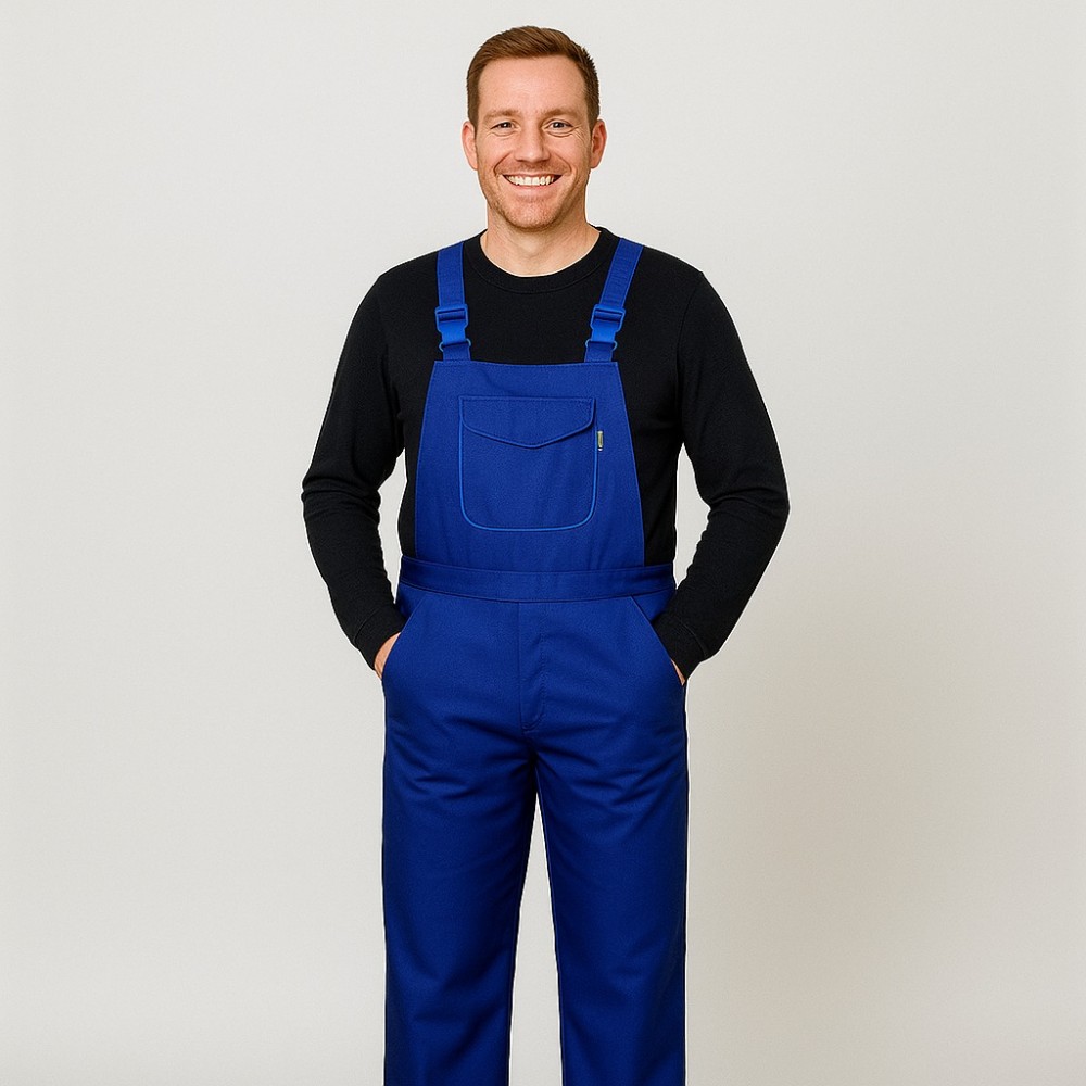 salopette blu da lavoro professionale antiacido antistatico antinfortunistico a50114 italiantrendy