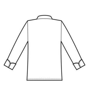 Giacca Cuoco Bianca Doppio Petto 3XL 4XL 5XL Bottoni Estraibili Antipanico