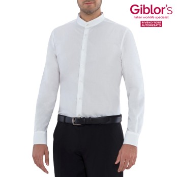 Camicia Slim Fit Collo Coreana Novak | Eleganza Casual - ItalianTrendy