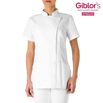 Casacca Donna Tati Manica Corta Colore Bianco Dalla xs Alla 3xl